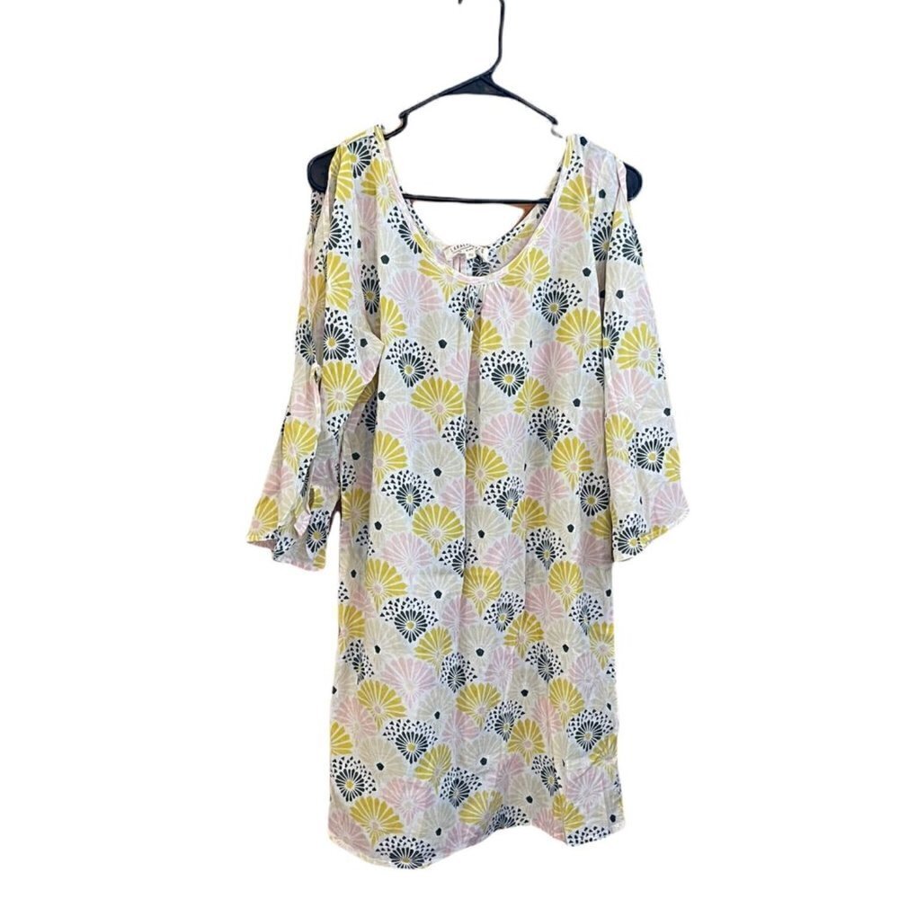 Laraethnics Boho Cold Shoulder Floral Dress